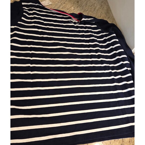 New! Kim Rogers Plus Size 3X Shirt Joyful Embroided Striped Pullover Cotton - Picture 13 of 15